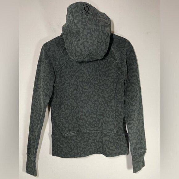Lululemon 2019 Scuba Hoodie Cotton FleeceFormation Camo Evergreen Multi size 4 - Picture 7 of 7
